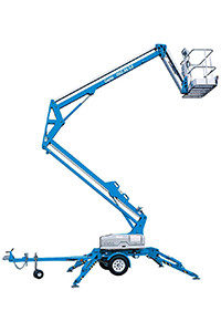 Trailer Mounted Articulating Boom for Hire